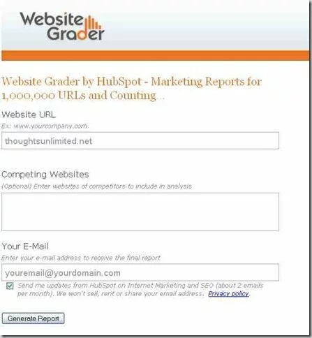 Website Grader