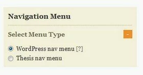 Wordpress Nav menu